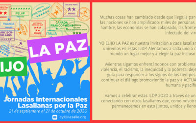 Jornadas Internacionales Lasalianas por la Paz, una llamada a cambiar el mundo