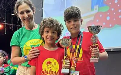 Dos alumnos de La Salle Maó ganan la medalla de plata en el Campeonato Mundial de Cálculo Matemático celebrado en Madrid
