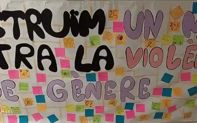 La Comunidad Educativa de La Salle l’Alcora se ha unido para conmemorar el Día internacional de la eliminación de la violencia contra la mujer